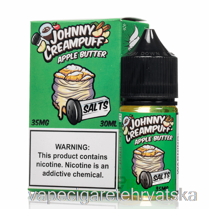 Vape Hrvatska Maslac Od Jabuke - Johnny Creampuff Soli - 30ml 35mg